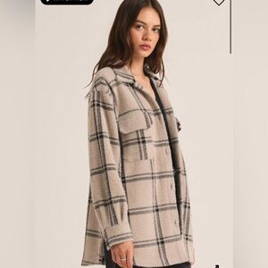 Z Supply Tucker Plaid Jacket Size Small